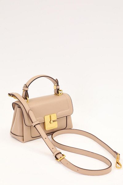 Levidor Coffee Lock Flip Shoulder Bag