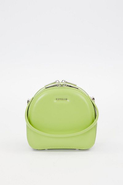 Levidor Green Double Zipper Shoulder Bag