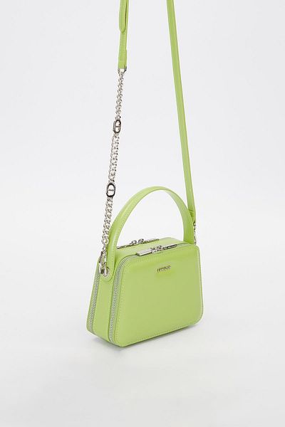 Levidor Green Square Bombe Look Shoulder Bag