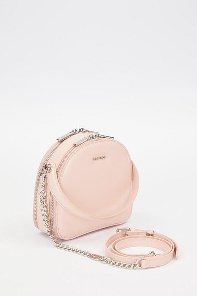 Levidor Pink Double Zipper Shoulder Bag
