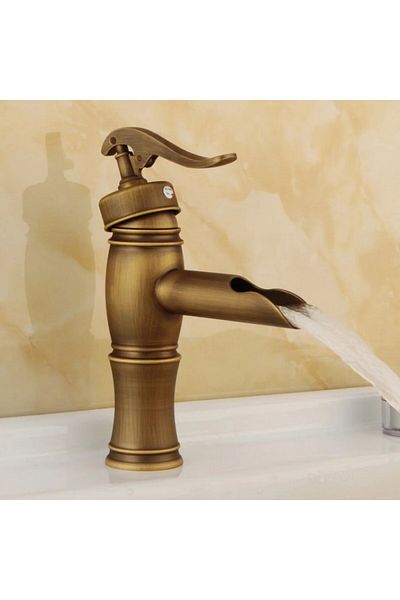 Smack Baterie Lavoar Medie Bronz Antichizat