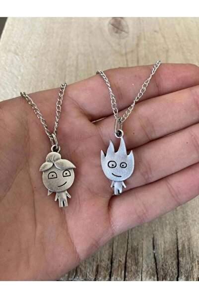 ManieraAksesuar Su ve Ateş Arkadaşlık Kolyesi