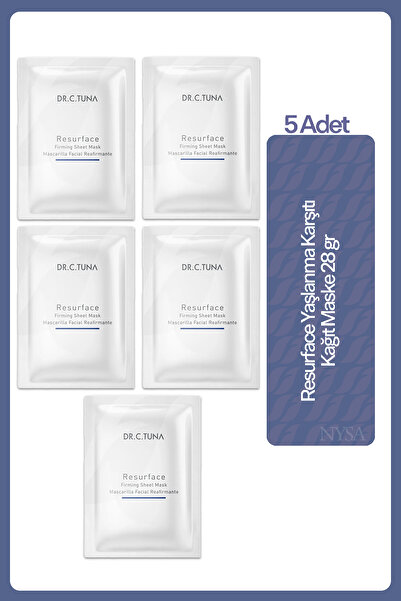 Farmasi Dr. C. Tuna Resurface Yaşlanma Karşıtı Kağıt Maske 28 gr - 5 Adet