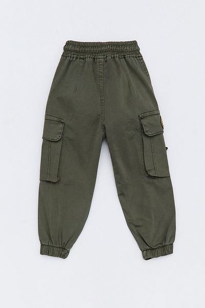 Fulla Moda Elastic Waist Cargo Pocket Boys Jogger Pants