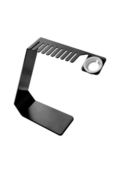 REDz Accessories Βάση Apple Watch με 9 λουράκια αποθήκευσης, οπή φόρτισης, μεταλλική, μαύρη