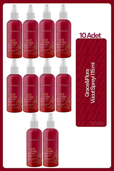 Farmasi Grace & Flora Vücut Spreyi 115 - 10 Adet
