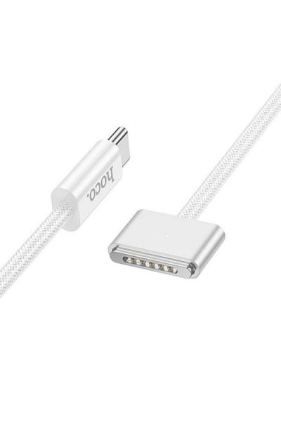 REDz Accessories Hoco X103 Macbook Charger, Type-c To Mag3, Length 2m, Magnetic, 140w, Textile, White