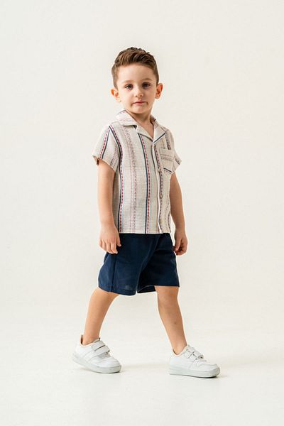 HAUSEkids 2-5 Years Cool Block Boy's Suit-Navy Blue