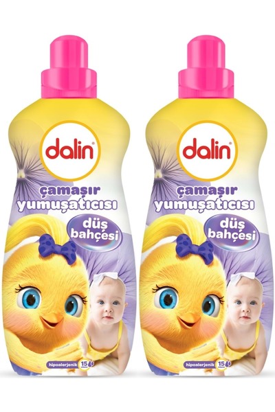 Dalin Çamaşır Yumuşatıcı 1500ML Düş Bahçesi (2 Li Set) (Bebeklere Özel)