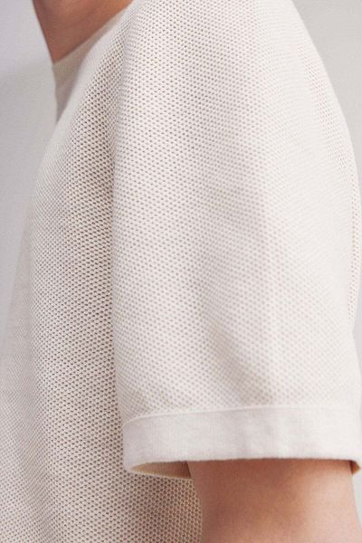 Springfield Short-sleeved Textured Jumper