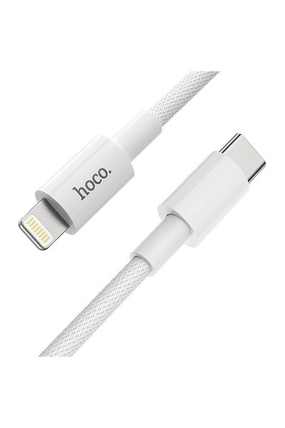 REDz Accessories Hoco Cable From Usb Type-c To Lightning Pd 3a 20w X56 1m, White