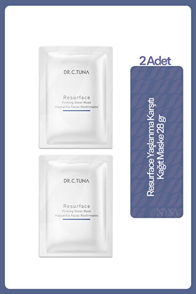 Farmasi Dr. C. Tuna Resurface Yaşlanma Karşıtı Kağıt Maske 28 gr - 2 Adet