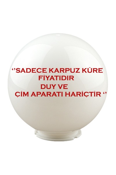 Şanlı Karpuz Lamba 30cm Akrilik Opal Karpuz Glop Lamba 1140