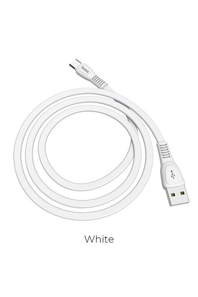 REDz Accessories Hoco cable from USB A to USB Type-C 2.4A X40 1m, White
