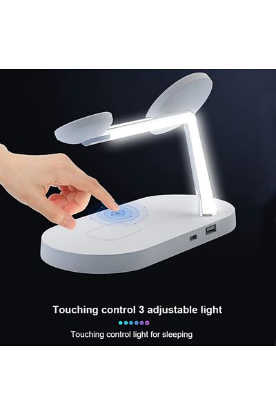 REDz Accessories 3 In 1 Charging Stand, Magsafe, Fast Wireless Charging 15w, Model T268, White