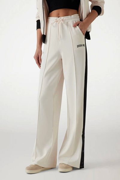 Guess Suzanne Straight Leg Pant Women's Beige Sweatpants V5Rb00Kco72-G6F4