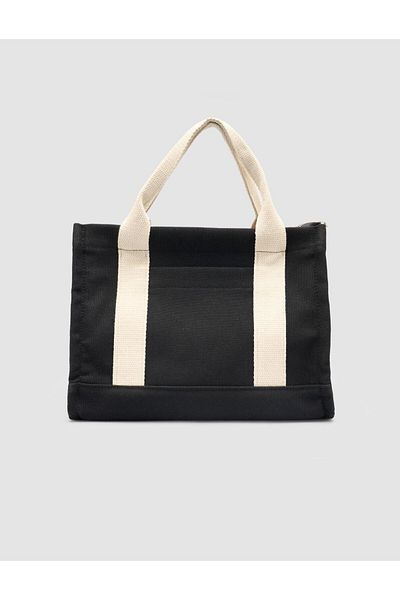 Cabani Linen Black Women's Bag