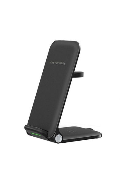 REDz Accessories 3 In 1 Desk Stand, Wireless Charging, Foldable, Ojd76, Black