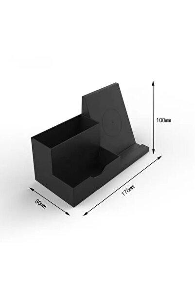 REDz Accessories Επιτραπέζια βάση και ασύρματος φορτιστής, γενικής χρήσης, γρήγορης φόρτισης, 10W, μαύρο