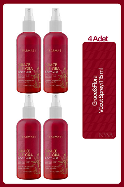 Farmasi Grace & Flora Vücut Spreyi 115 - 4 Adet