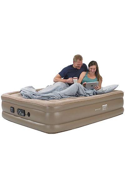 MACON Luxury Inflatable Mattress with Built-in Air Pump – Heavy Duty Self-Inflating Blow Up Bed