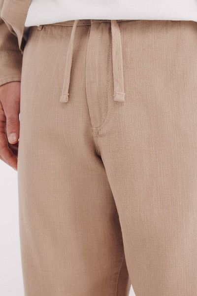 Springfield Straight Fit Dobby Trousers