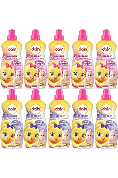 Dalin Çamaşır Yumuşatıcı 1500ML Bahar Ninnisi + 1500ML Düş Bahçesi (Karma 10 Lu Set)