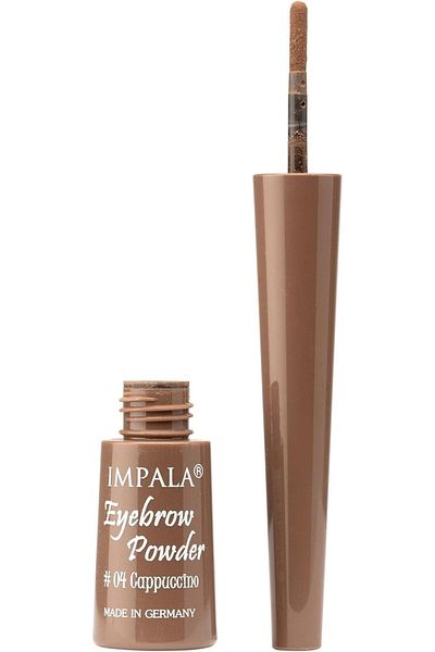 IMPALA Impala Eyebrow Powder NO:04 Cappuccino long wear with easy applicator-1g