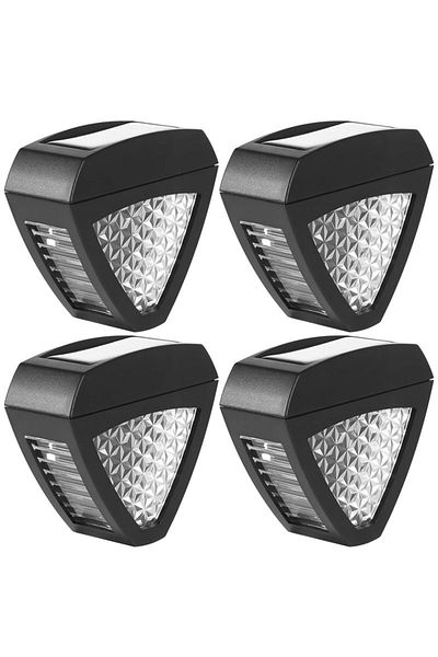 NEXTLY Set 4 X Lampa De Exterior Cu Incarcare Solara, Lumina Calda, Senzor De Lumina, Waterproof Ip44