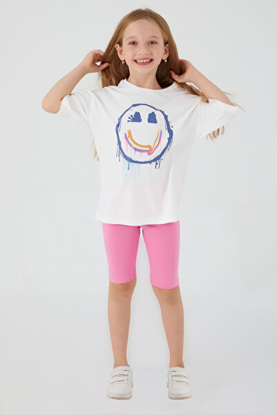 ROLY POLY مجموعة برمودا للفتيات من روليبولي هابي سمايل كريم