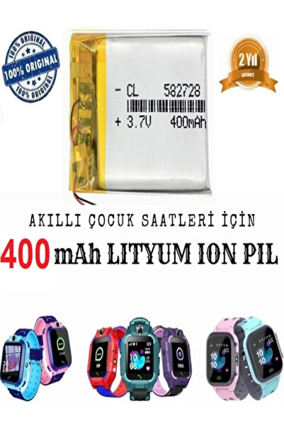 instatech Akıllı Çocuk Saat Bataryası - Pil 3.7v 400mah