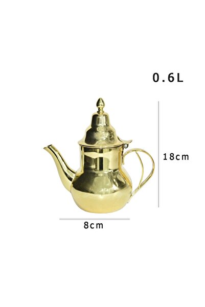 Generic Small Stainless Steel Teapot 0.6L