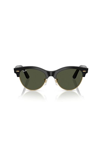 Ray-Ban Ray Ban Unisex Clubmaster Way Sunglasses- Rb 2341 - Lense Size:54mm - Black On Gold