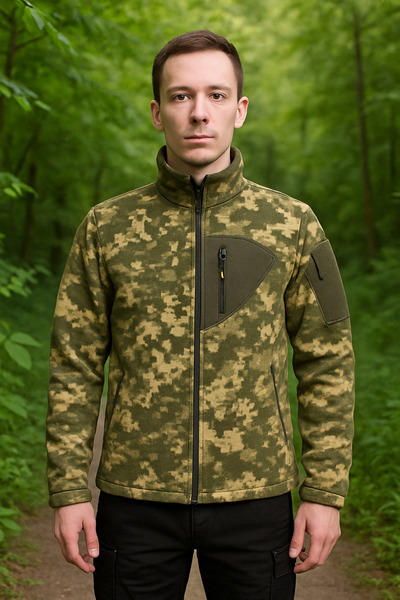 ALPHAKRON Erkek Kamuflaj Tactical Outdoor Polar 3 Cepli