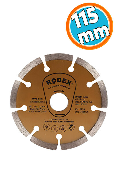 NZB Elmas Kesici Disk 115 mm Beton, Mermer, Granit ve Taş Kesim Uyumlu Dayanıklı Kesme Taşı