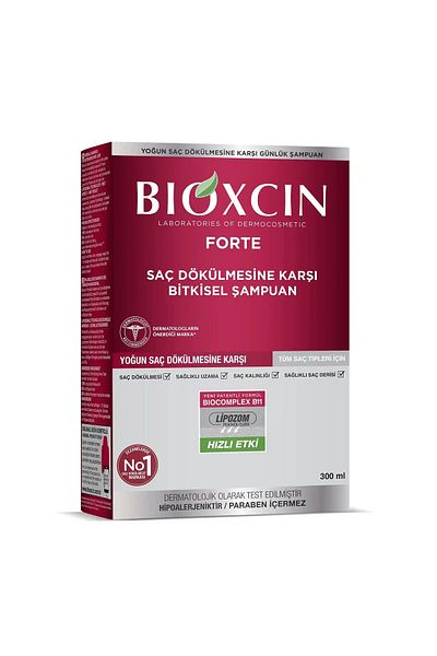 Bioxcin Forte- Šampón proti vypadávaniu vlasov pre všetky vlasy 300 ml 8697432091755