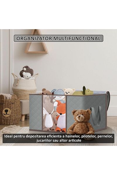 NEXTLY Set of 3 x organizer for clothes, pillows, quilts, toys and other accessories NEXTLY, storage bag