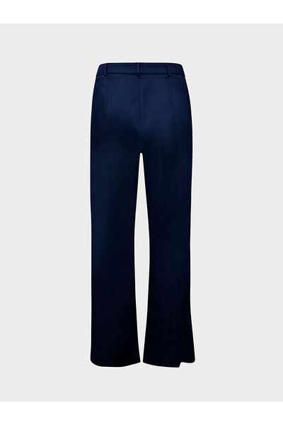 RİVUS Pleated Detailed Design Trousers - Navy Blue
