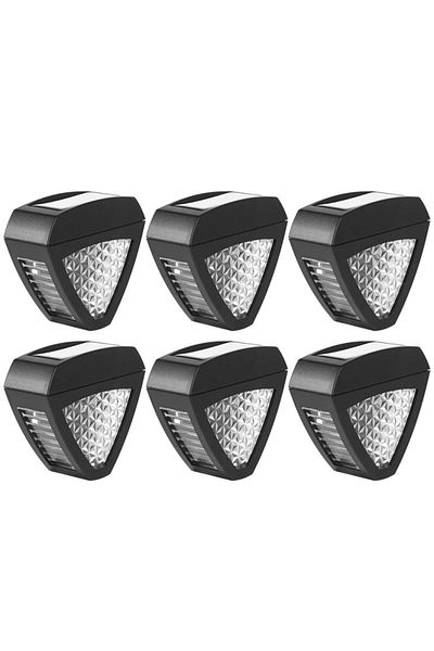 NEXTLY Set 6 X Lampa De Exterior Cu Incarcare Solara, Lumina Calda, Senzor De Lumina, Waterproof Ip44