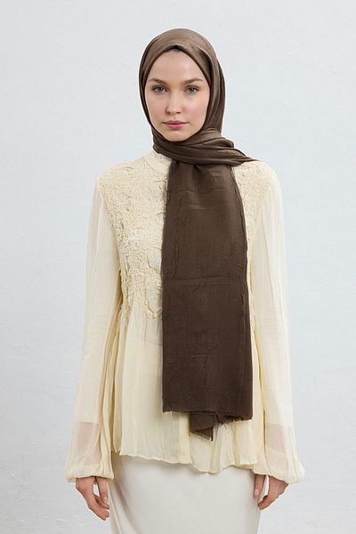 Qef Bamboo Shawl Soft Brown