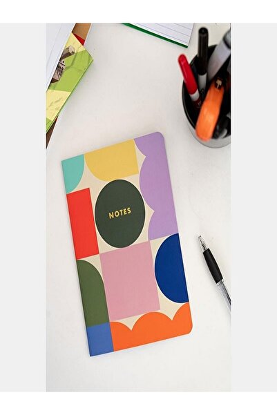 Kikkerland Inkerie A5 Renkli 3'lü defter Seti