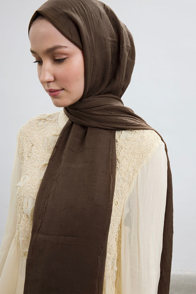 Qef Bamboo Shawl Soft Brown