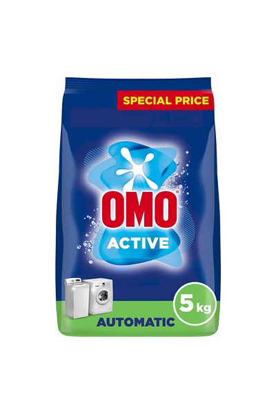 Omo Automatic Powder Laundry Detergent, Active 5 kg