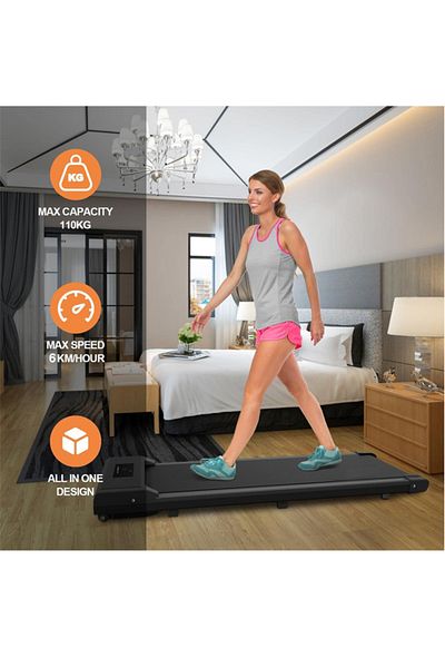 Rovyfota Walking Pad Treadmills Ultra Slim Electric Treadmill Smart Walking Pad