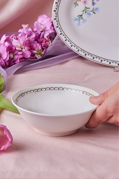 Karaca Minton Mavi Çiçek Kase 14 Cm