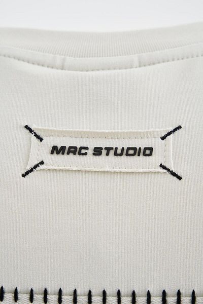 Machinist Men's Patch and Stitch Details Oversize Space Gray T-Shirt