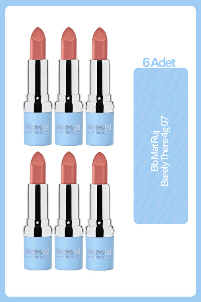 Farmasi Bb Mat Ruj Barely There 07 4gr - 6 Adet