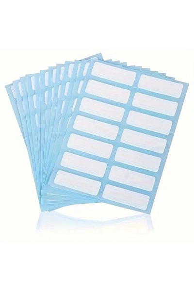 Generic Blank White Self-Adhesive Labels,Mini Sticky Paper for Marking&Organizing,3.8 * 1.7 cm,1050 Labels