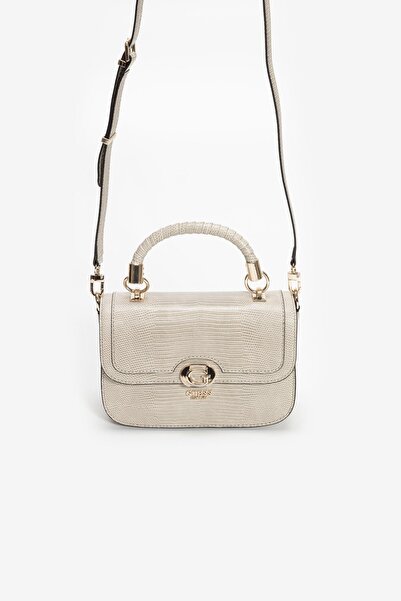 Guess حقيبة كروس نسائية باللون الرمادي من ORLINA TOP HANDLE FLAP HWKG9531200-TAU