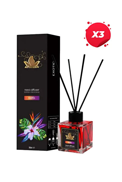 Mozaik Odorizant de cameră Mozaic Exotic cu bețișoare, 100ml x3